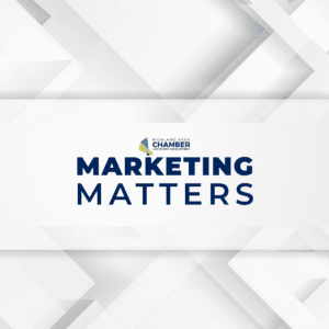 A horizontal banner with the title “Marketing Matters” centered in bold blue text.